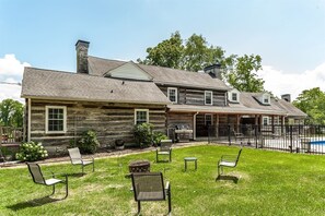 Main house backyard