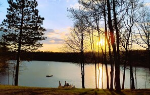 Sunset on Mystery Lake