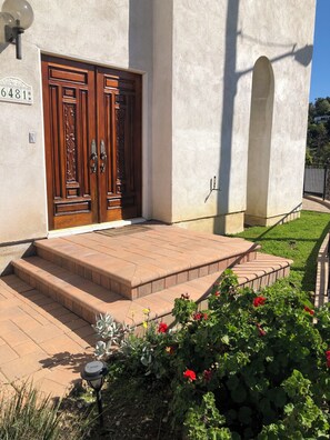 Gorgeous double front door entrance