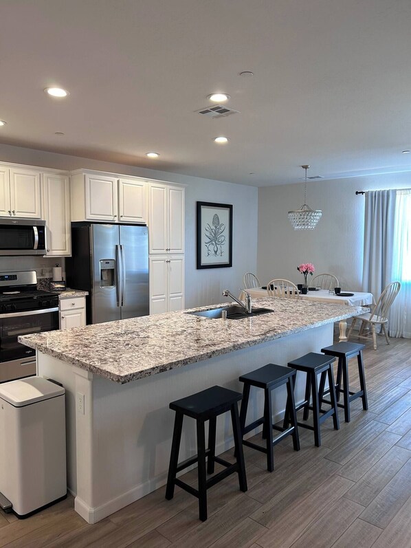 Kitchen - Large kitchen, plenty of space for family gathering