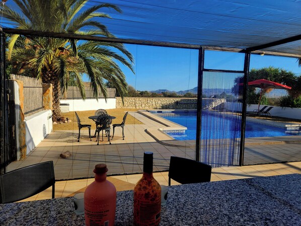 Private Swimming Pool Area.