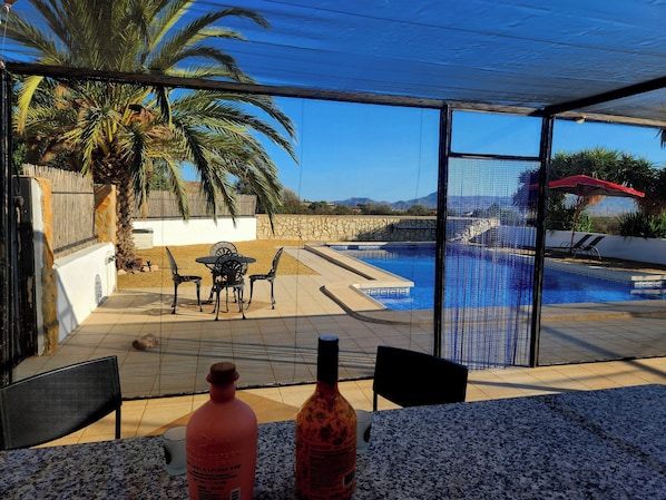 Private Swimming Pool Area.