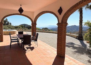 Covered terrace