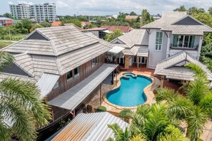Royal Boat Pool Villa- Spectacular Aerial View/Outside View with Surroundings.