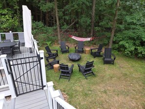 Fireside chats and hammock naps await!