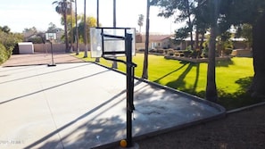 Enjoy basketball with family