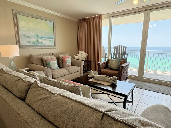 Views from your spacious living room 