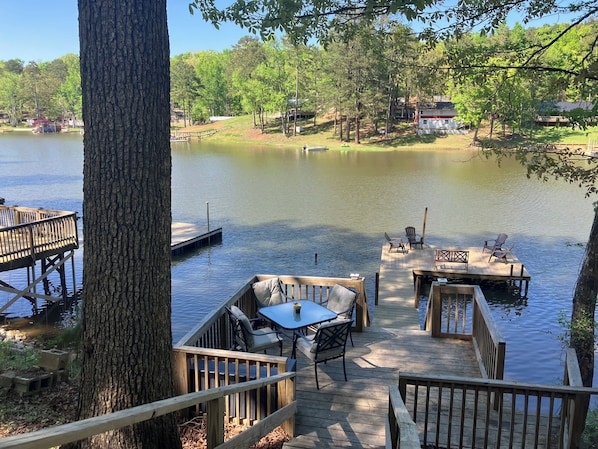Lower deck and dock