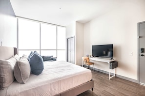 Floor-to-Ceiling Frosted Windows 