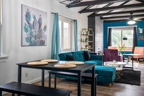 Dining and living room