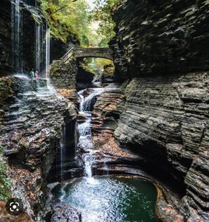 Just 10 minutes from the Watkins Glen State Park, you'll enjoy breath taking views like this one! 