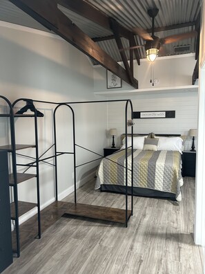 Closet and Queen bedroom area