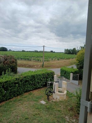 Blick von der Unterkunft