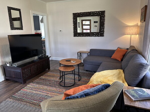 Light, bright comfortable home with vintage and modern finishes