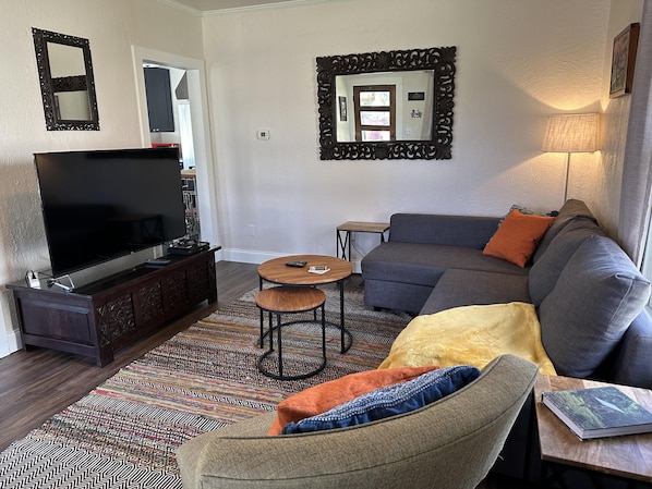 Light, bright comfortable home with vintage and modern finishes