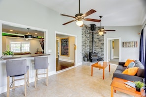 Sitting Room | Single-Story Home | Central A/C & Heating