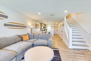 Living Room | 1st Floor | Central A/C & Heat | Free WiFi