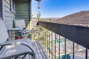 Condo Exterior | Furnished Balcony | Walk to Old Town Park City