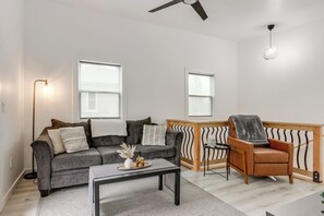 Living Room | Ductless Mini-Split A/C & Heat Units | Free WiFi