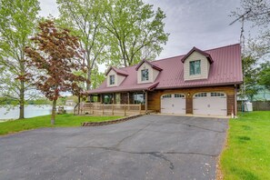 Property Exterior | Private Dock | Wood-Burning Fire Pit | Gas Grill