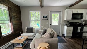 Super cozy and well laid out living area.
