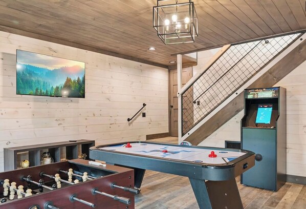 Game room is sure to be a favorite for all ages.