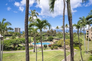 Pool view from first unit private lanai