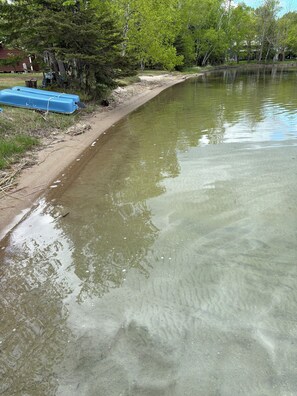 Sandy shoreline
