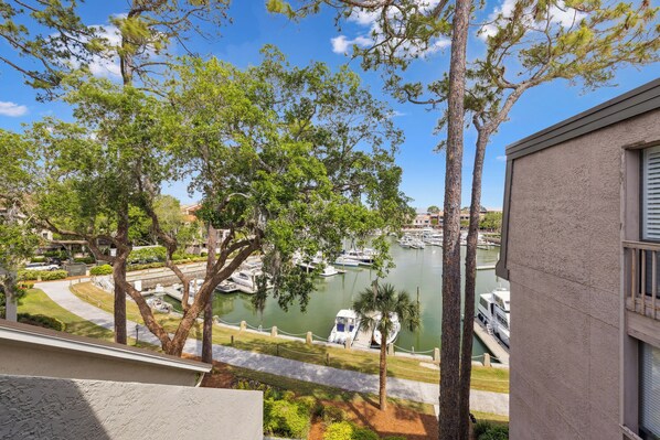 Balcony view of Harbour Town