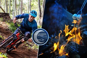 Miles of World Class bike trails!
Relax by the campfire in the evening!