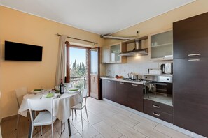 Kitchen and dining area