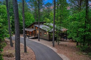 Laf-a-Lot is secluded in the lush forest