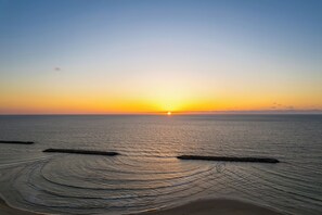 Vista para a praia ou o mar