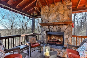 Abundant outdoor seating