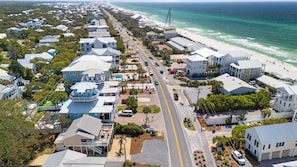 Peaceful beachside neighborhood.