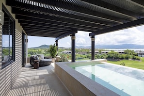Outdoor lounge areas