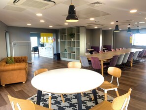 Sala de estar en el lobby