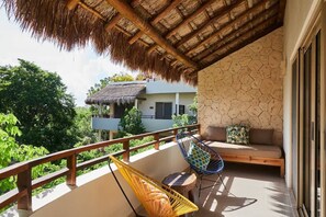 Private Terrace with Pool View