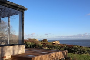 View from decking area