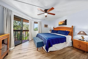 Primary bedroom with a king bed