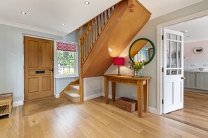 Entrance Hall way of Trenaton, Holiday Home , Padstow Town, Cornwall