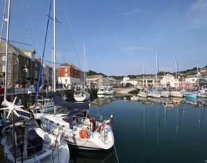 Boats in Padstow Harbour, North Cornwall