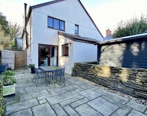 Rear of Stowaway Holiday Cottage, Padstow, North Cornwall