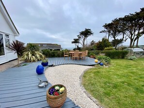 Garden of Polcarrek Holiday Cottage, Padstow North Cornwall