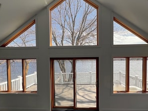 Lake view from sitting room