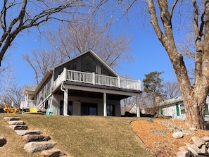 View of the home from the lake