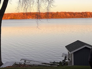 Fall lake view