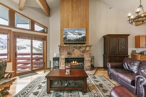 Furniture, Indoors, Living Room, Fireplace, Home Decor