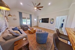Living room facing front door
