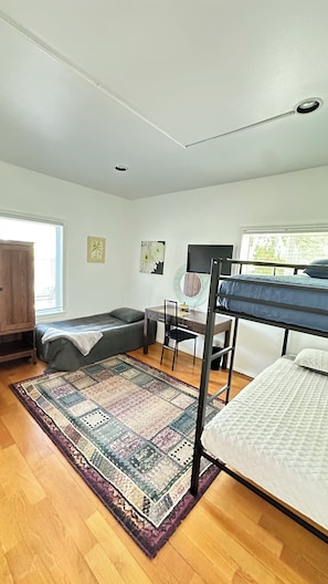 Room 1 - 1 Bunk Bed and 1 Twin bed (sleeps 3) 10.5x13.10=137.55SF